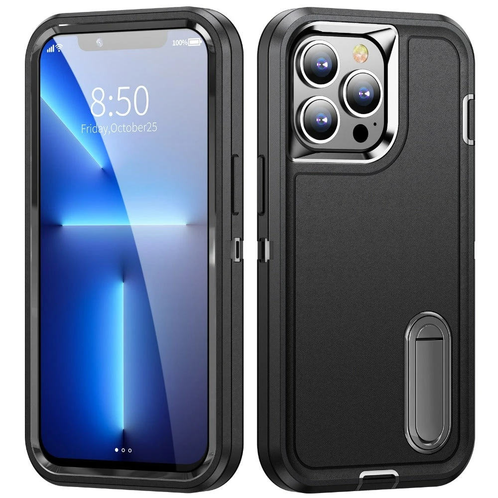 Onetify Full Body Armor Shockproof Phone Case with Adjustable Stand
