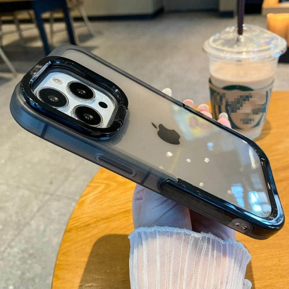 Onetify Transparent Two Way Stand Case for iPhone