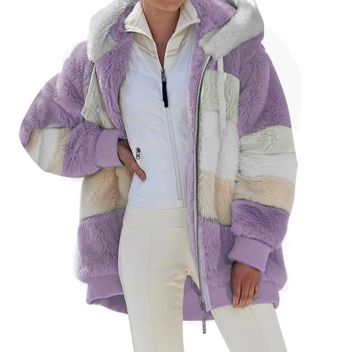 Onetify Stylish Women's Winter Fleece Hooded Jacket for Ultimate Warmth