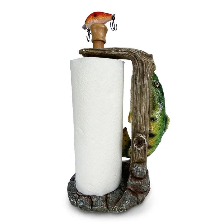 Rivers Edge Products Paper Towel Holder-Largemouth Bass