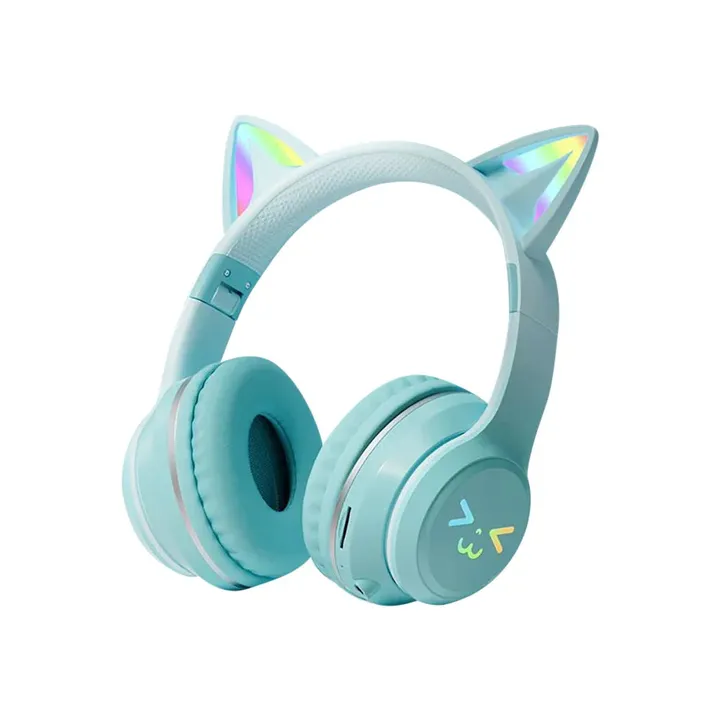 Onetify Cat Ears RGB Foldable Bluetooth Headphones - Stylish & Fun