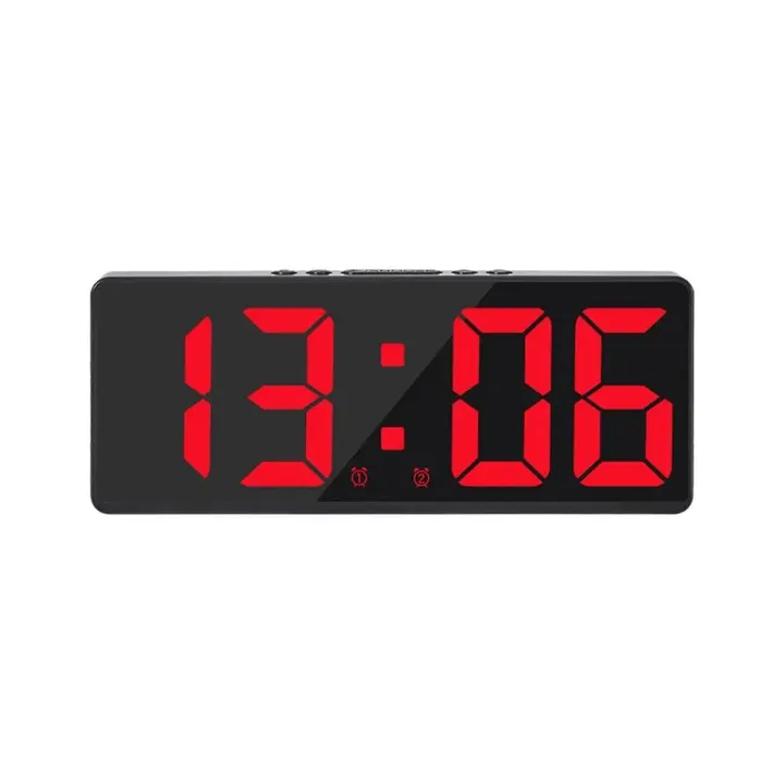 Onetify LED Temperature Calendar Alarm Clock with Voice Control