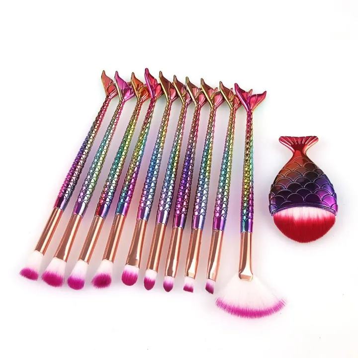Onetify Mermaid Beauty Makeup Brush Set