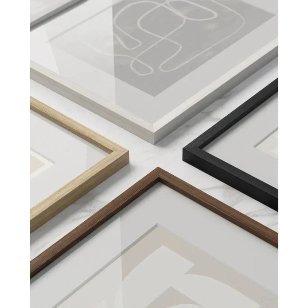 Haus and Hues Set Of 6 Gallery Frames - With Matting - Frames Only, No Printing