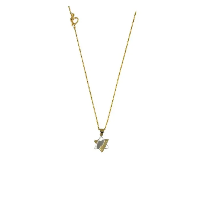 Lauren G Adams 18k Gold Plated Star of David Pendant with Cubic Zirconia
