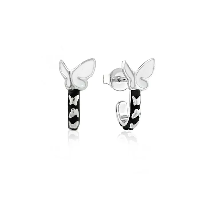 Lauren G Adams Elegant Butterfly Earrings with Crystal Accents