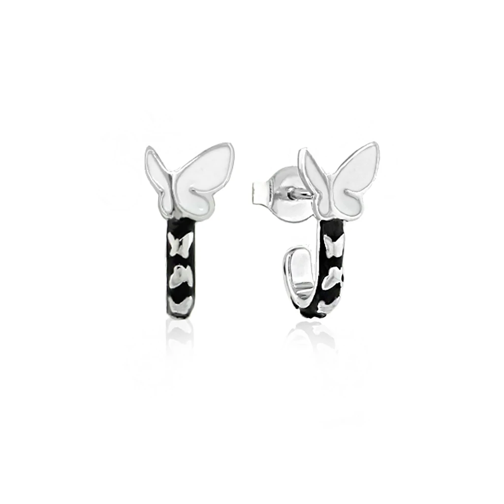 Lauren G Adams Elegant Butterfly Earrings with Crystal Accents