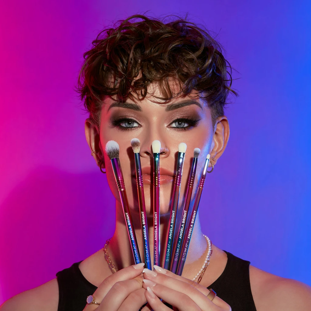 Sigma Beauty Sigma X Angela Bright Brush Set