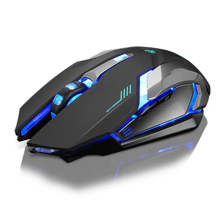 Onetify Dragon Stealth 7 Wireless Silent LED Backlit USB Optical Gaming Mouse