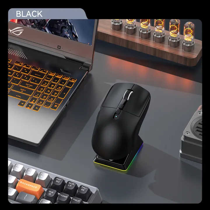 Onetify X6 Tri-Mode RGB Wireless Mouse for Gaming & Work