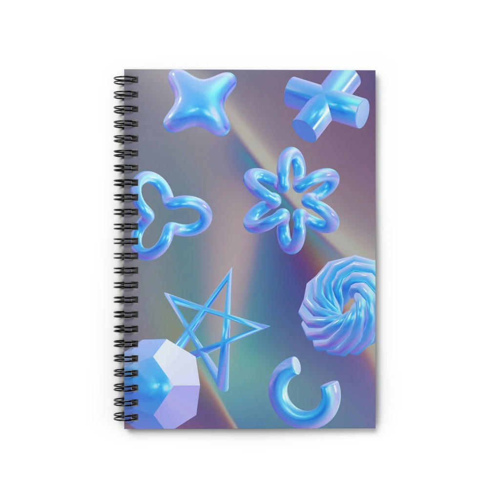 Onetify Vintage Design Lay-Flat Spiral Notebook
