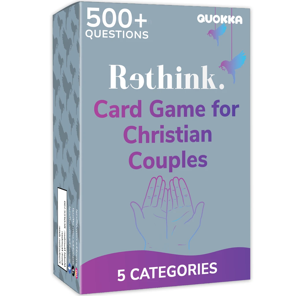 QUOKKA Rethink!: Conversation Cards Game For Christian Couples