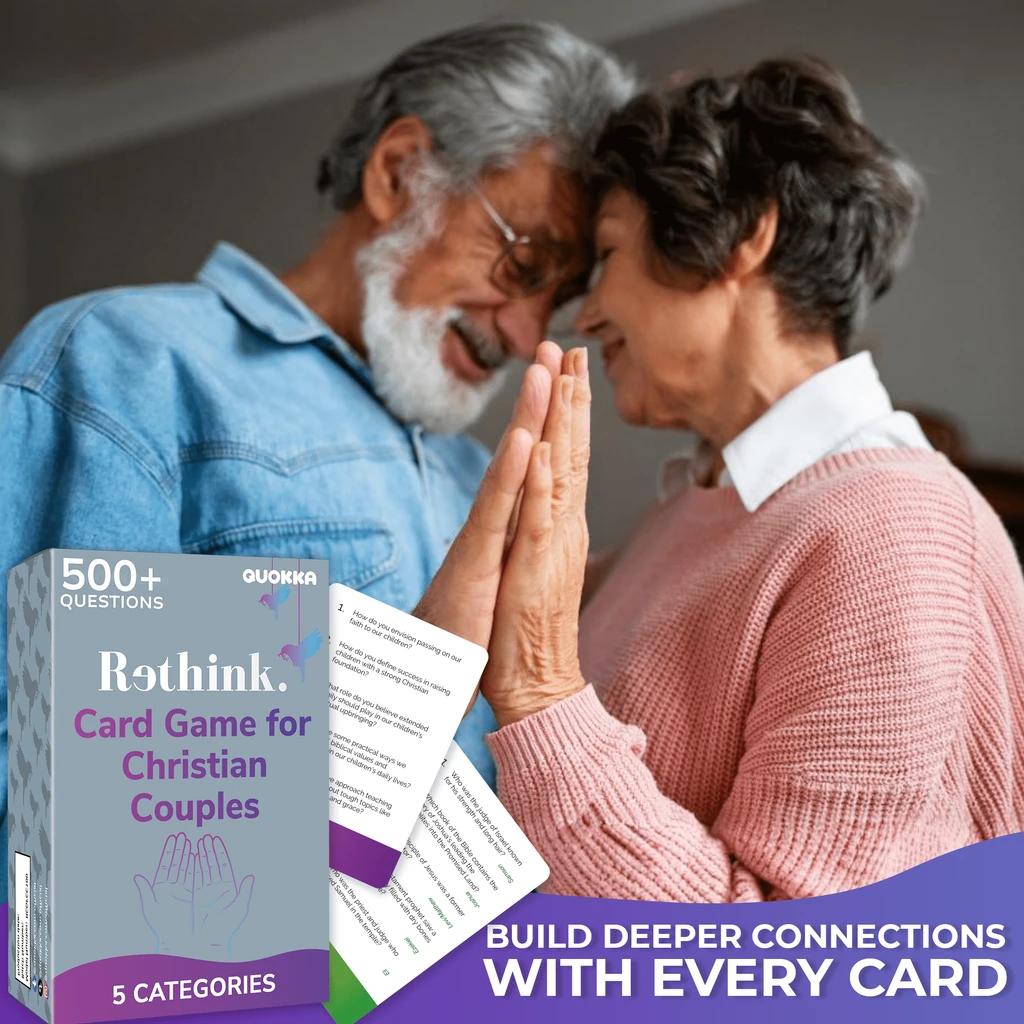 QUOKKA Rethink!: Conversation Cards Game For Christian Couples