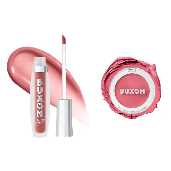 BUXOM Plump Shot Pairings - Coral Cheer Advanced Plumping Blush