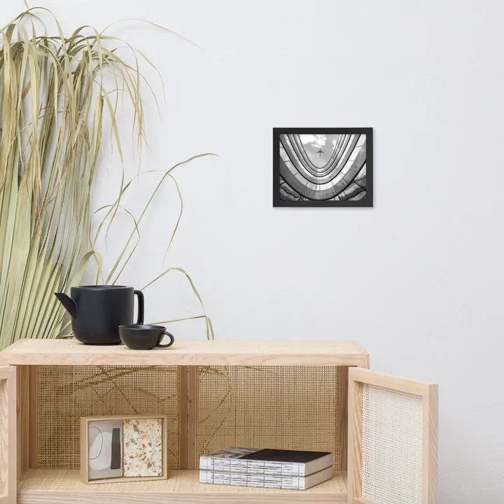 PIPA Fine Art Urban Intersections in the Sky Framed Architectural Print