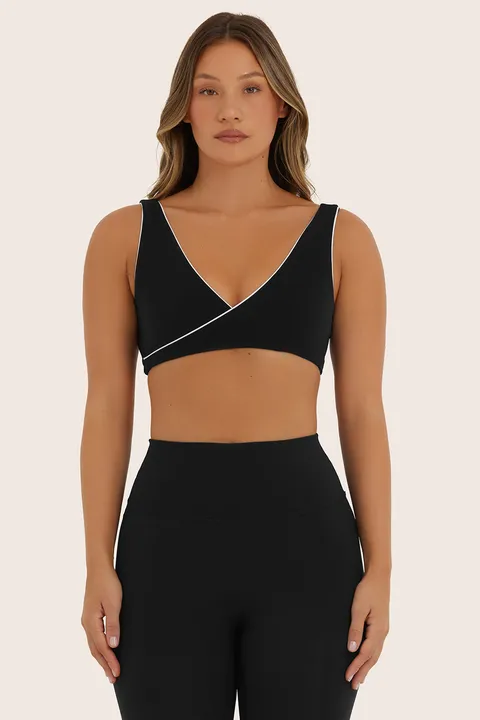 Set Active Airluxe™ Breathe Contrast Wrap Bra