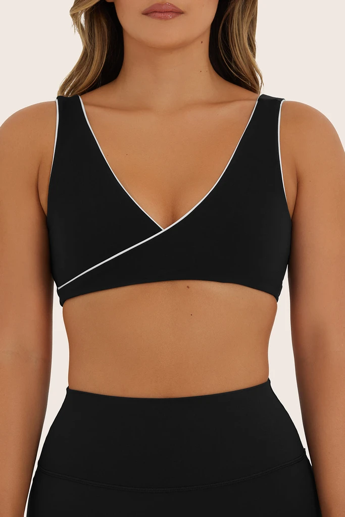 Set Active Airluxe™ Breathe Contrast Wrap Bra