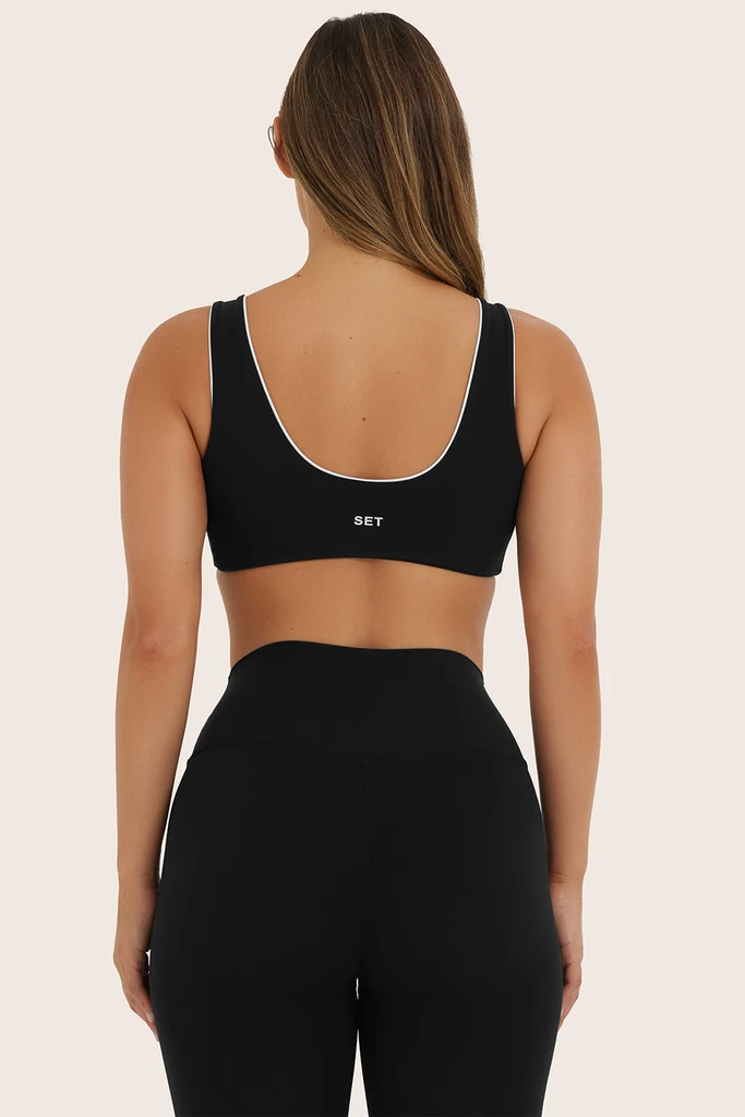 Set Active Airluxe™ Breathe Contrast Wrap Bra