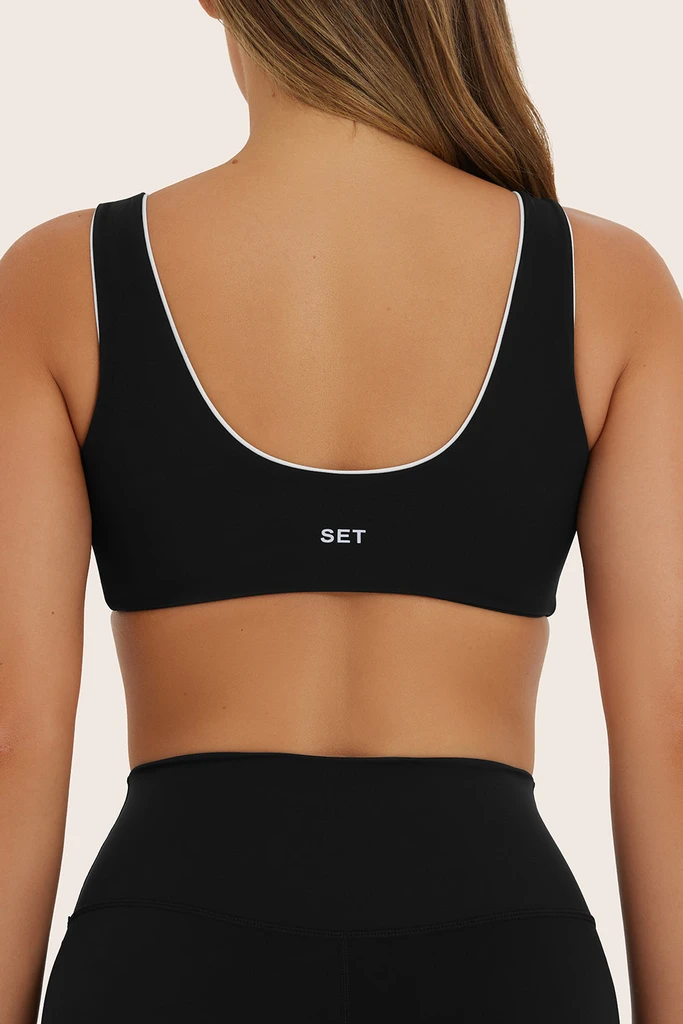 Set Active Airluxe™ Breathe Contrast Wrap Bra