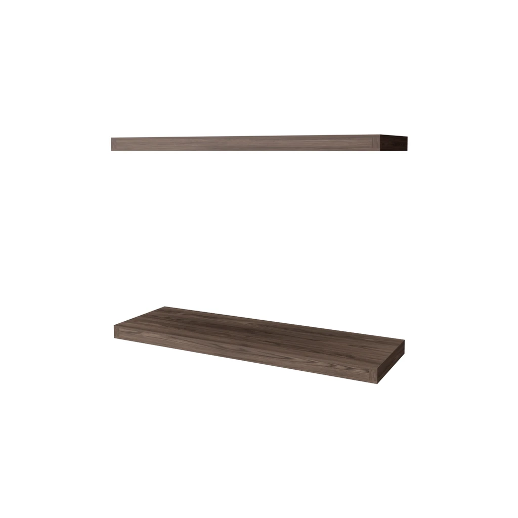 FM FURNITURE Iva Floating Shelf in Melamine X2