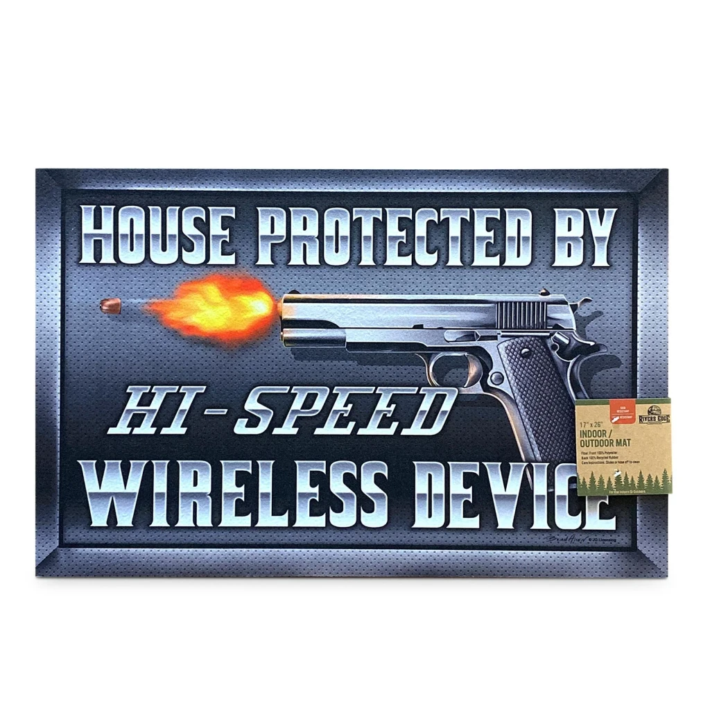 Rivers Edge Products Door Mat Rubber Hi-Speed Wireless