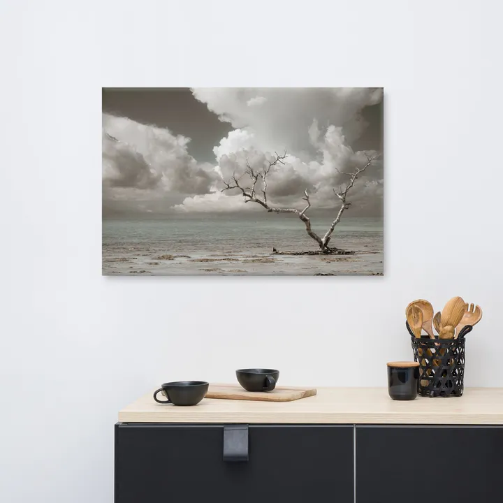 PIPA Fine Art Wanderlust Aged Coastal Landscape Canvas Wall Art