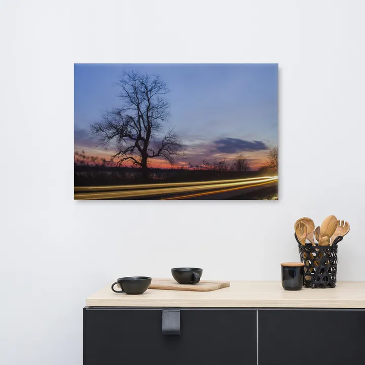 PIPA Fine Art Wicked Tree Rustic Landscape Canvas Wall Art