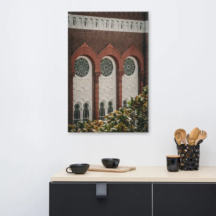 PIPA Fine Art Windows of SCAD Student Center Canvas Wall Art