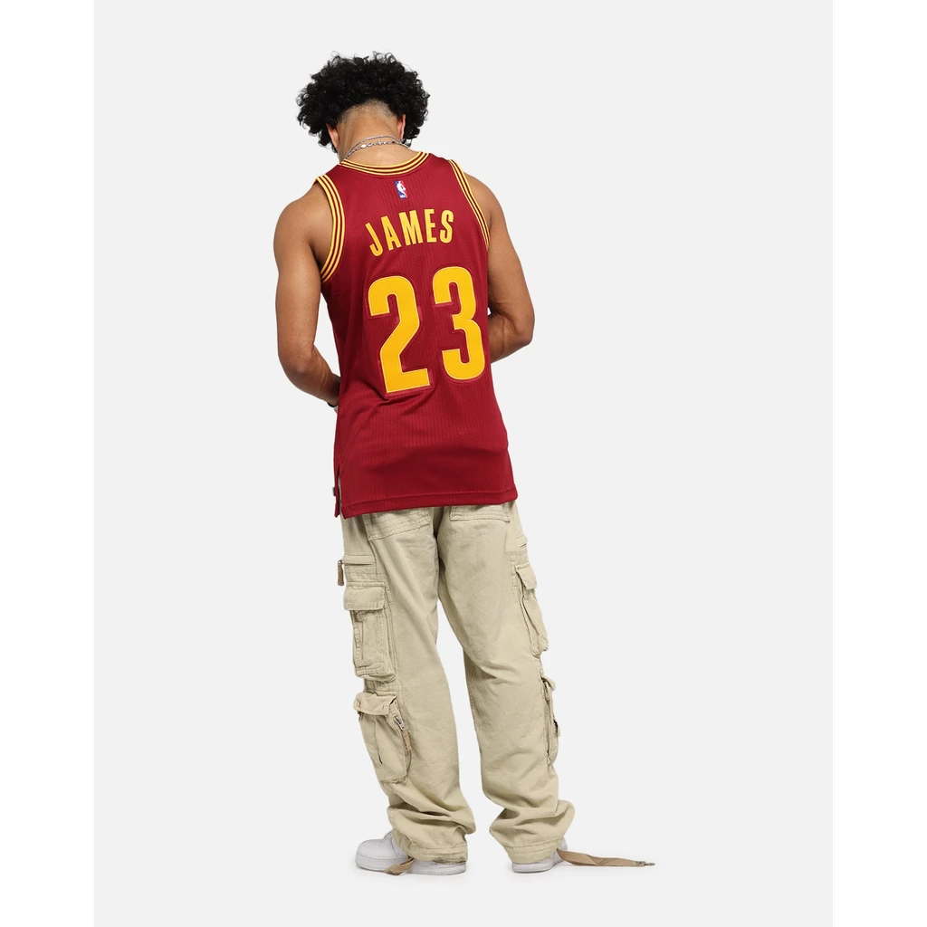 MITCHELL & NESS Men's Cleveland Cavaliers Lebron James 2015 Dark Jersey