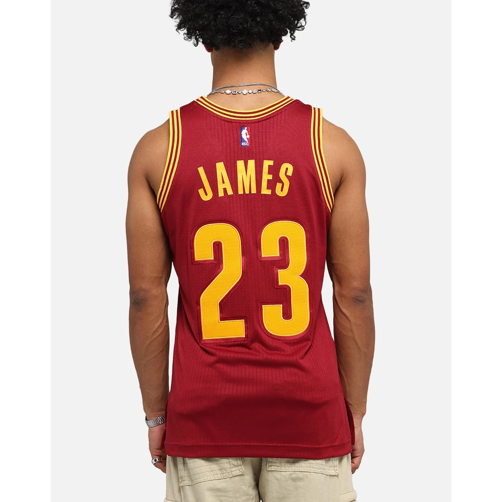 MITCHELL & NESS Men's Cleveland Cavaliers Lebron James 2015 Dark Jersey
