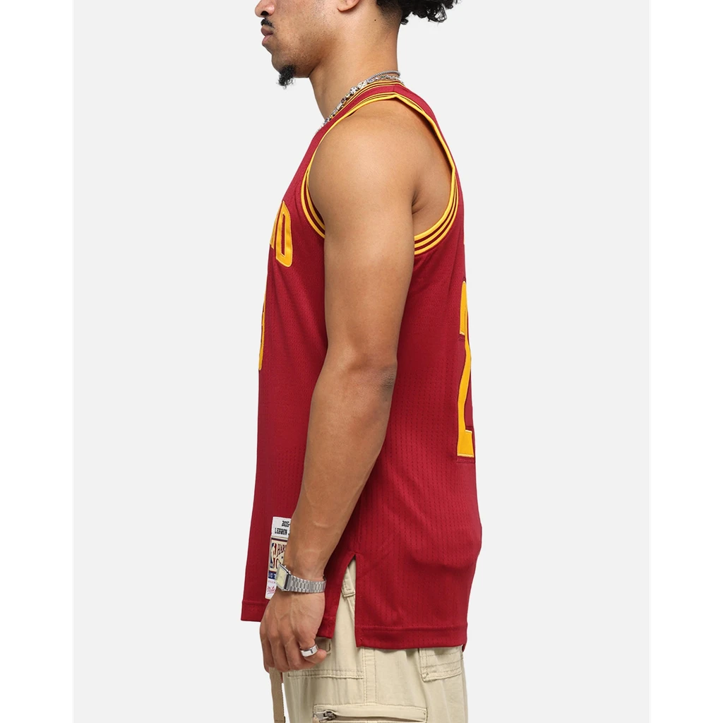 MITCHELL & NESS Men's Cleveland Cavaliers Lebron James 2015 Dark Jersey