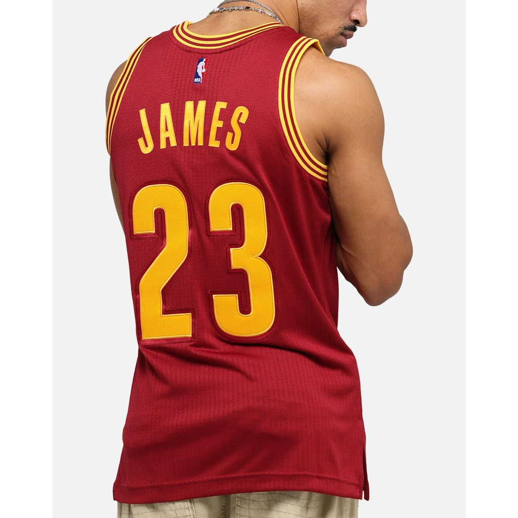 MITCHELL & NESS Men's Cleveland Cavaliers Lebron James 2015 Dark Jersey