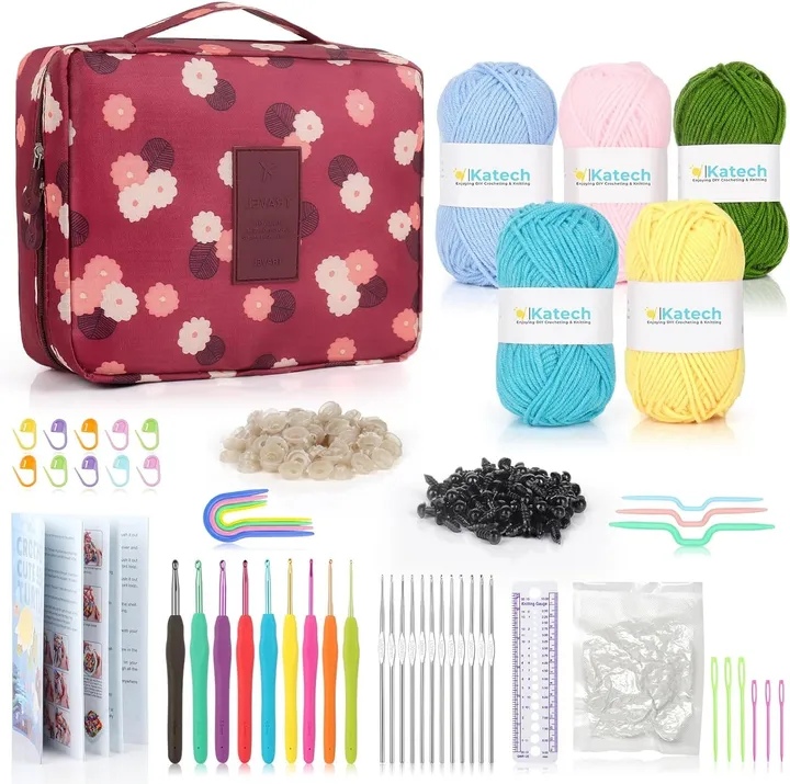 Loomini Learning Crochet Kit For Adults & Kids