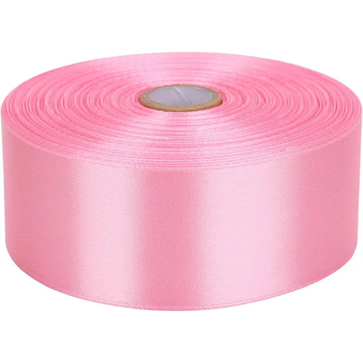 Loomini Learning Satin Ribbon 50 Yards Solid Fabric Ribbons Roll