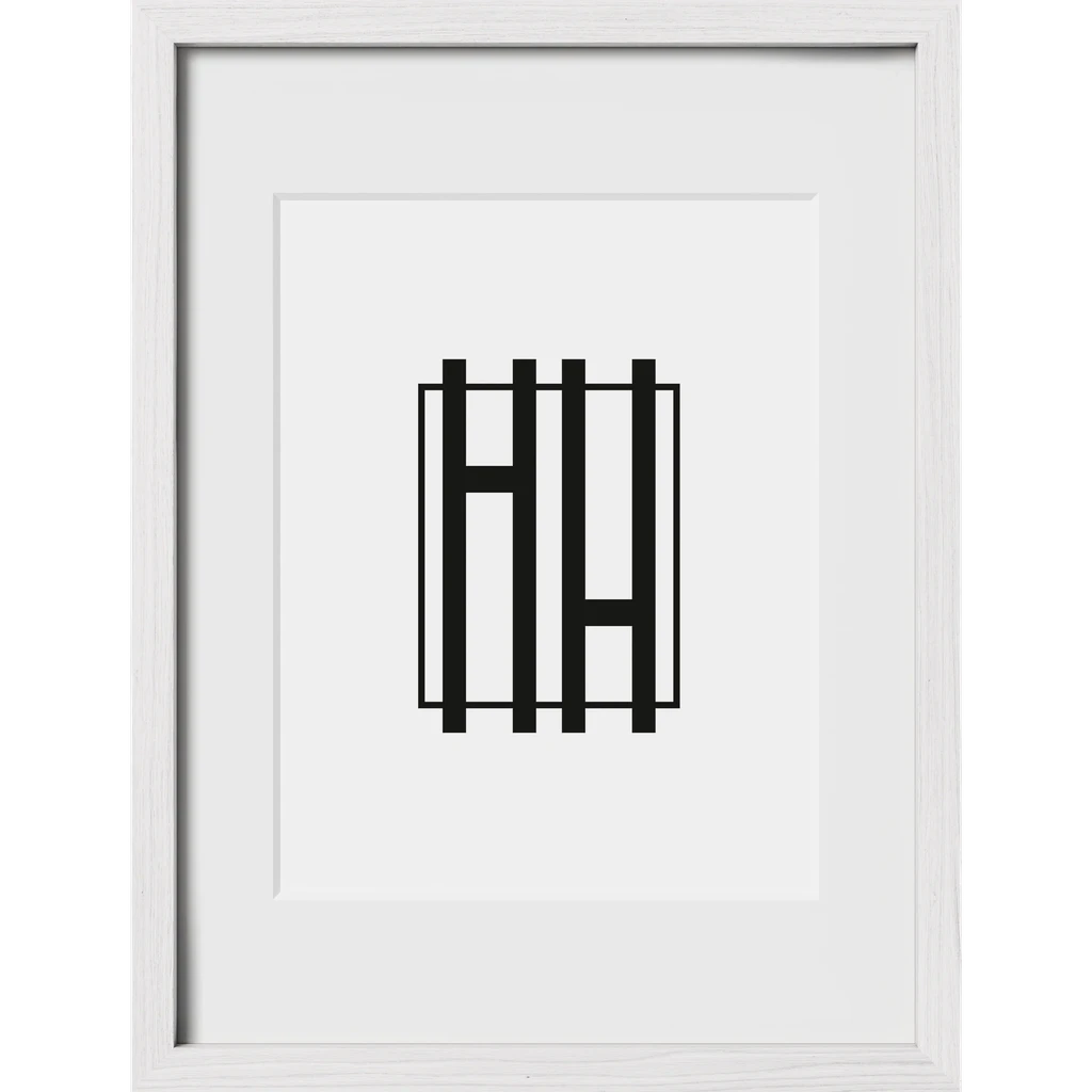 Haus and Hues Set Of 6 Gallery Frames - With Matting - Frames Only, No Printing