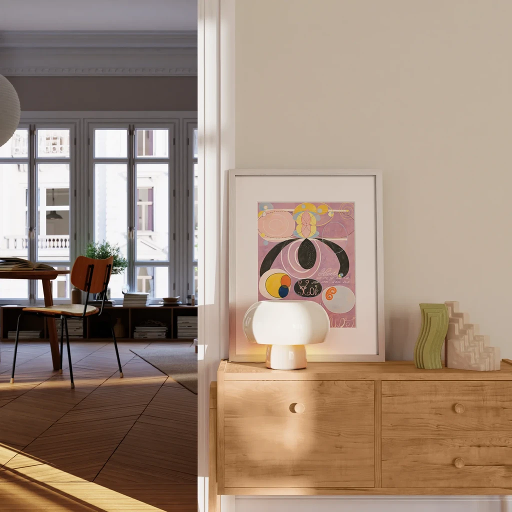 Haus and Hues Set Of 6 Gallery Frames - With Matting - Frames Only, No Printing