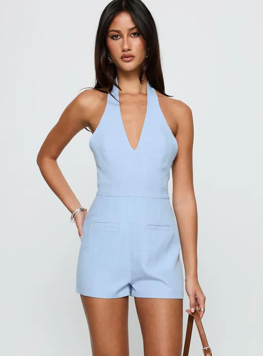 Princess Polly Del Rio Halter Playsuit