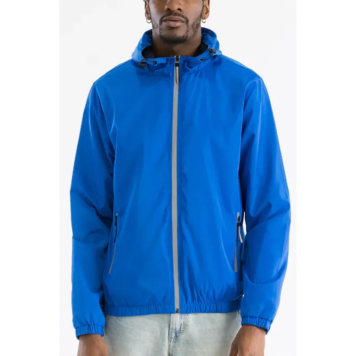 Jacket Store USA Reflective Zipper Windbreaker Jacket