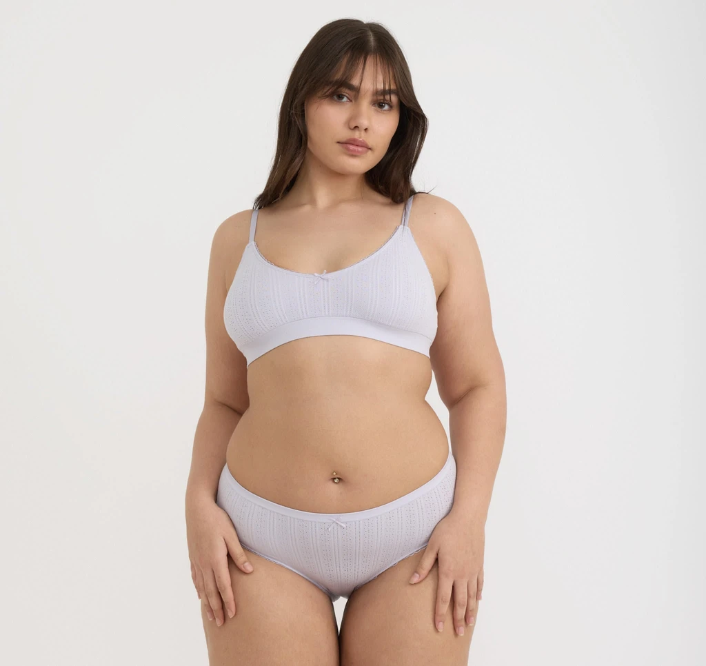 Organic Basics Pointelle Bralette