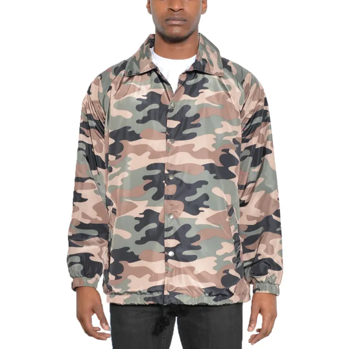 Jacket Store USA Camo Coachs Jacket for Men