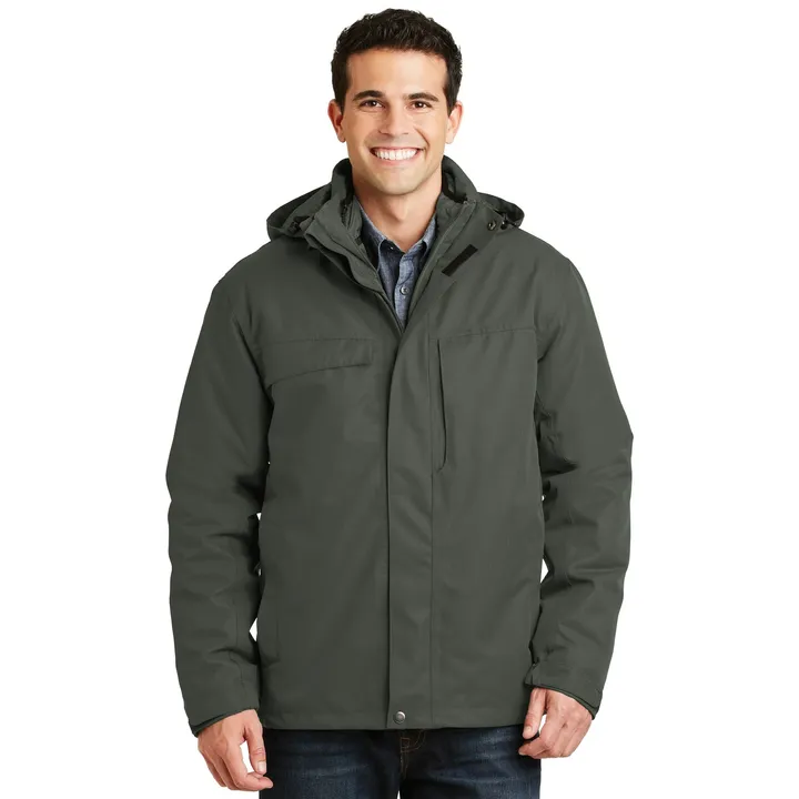 Jacket Store USA Port Authority J302 Herringbone 3-In-1 Parka