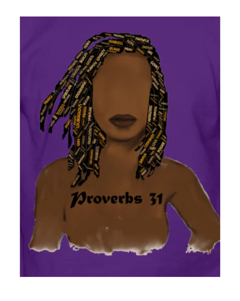 Obsidian's Proverbs 31 Locs Unisex Crewneck Sweatshirt