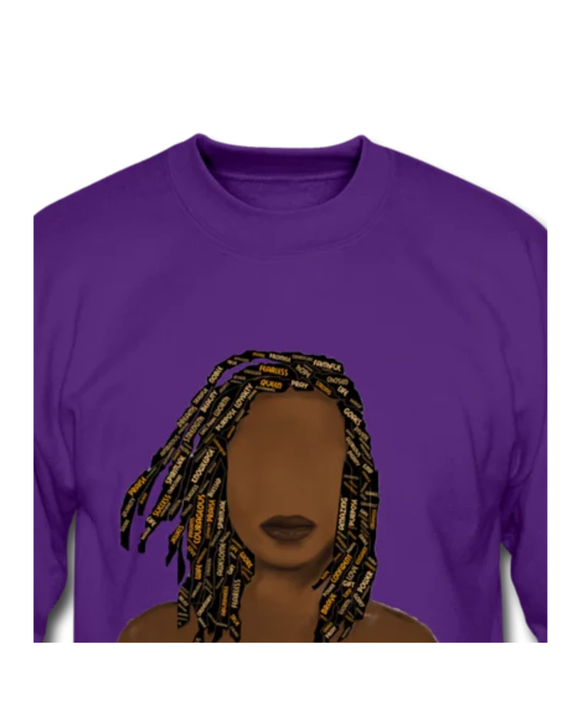Obsidian's Proverbs 31 Locs Unisex Crewneck Sweatshirt