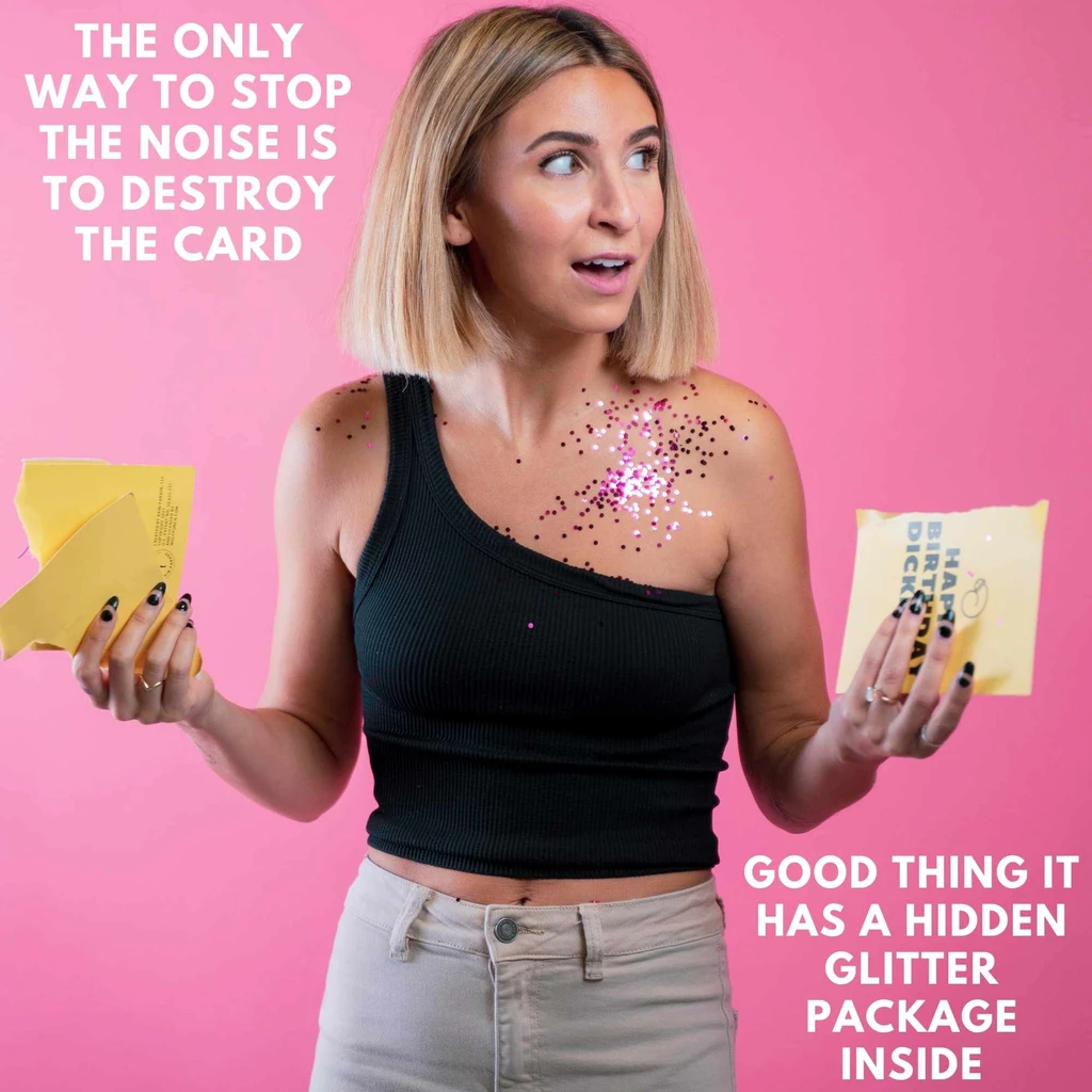 Dick At Your Door Happy F'in Birthday Prank Greeting Card