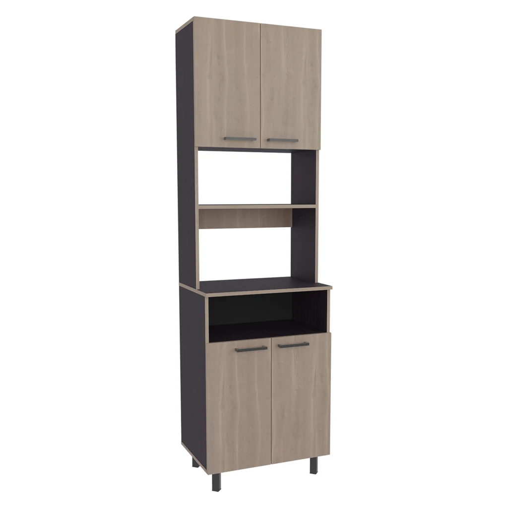 Tuhome Furniture Otomo Pantry Cabinet with 5 Shelves for Organized Storage