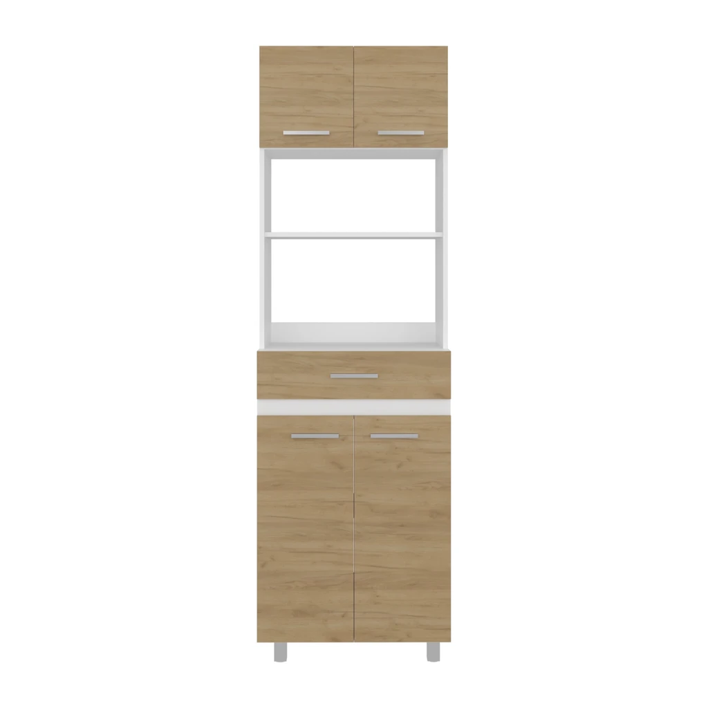 Tuhome Furniture Sicilia Freestanding Kitchen Pantry Cabinet for Organized Storage