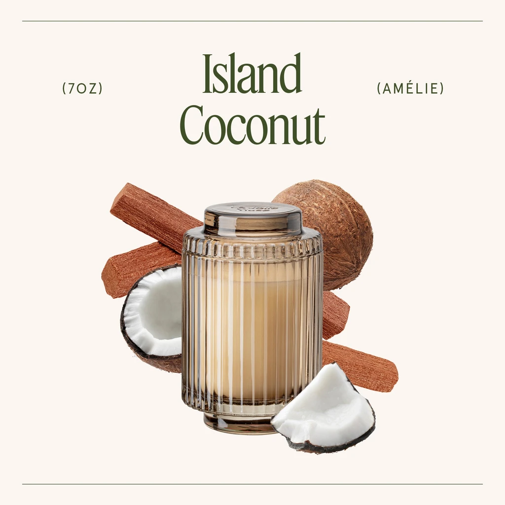 La Jolie Muse Amélie – Island Coconut Candle