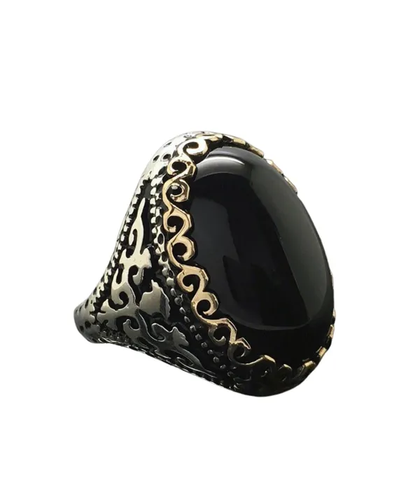 Your Wear Vibes Plated Ring with Goose Egg Color Separation
