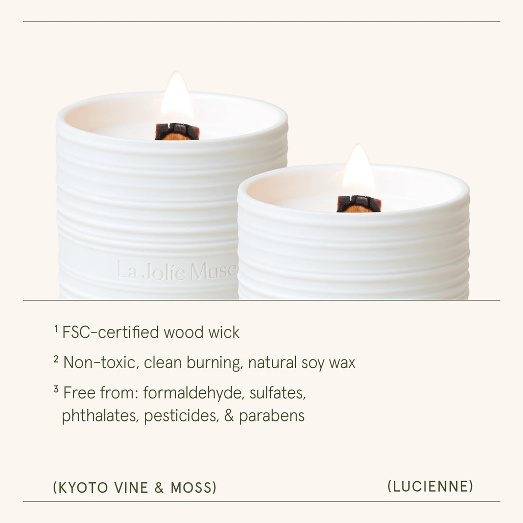 La Jolie Muse Lucienne - Kyoto Vine & Moss Candle