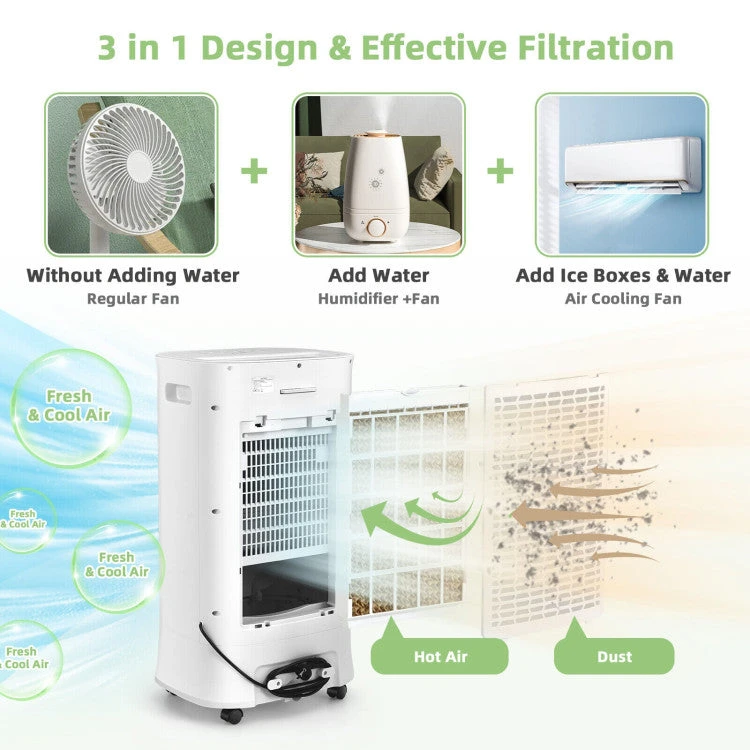 Directdeals 4-in-1 Portable Air Cooler With Timer & 3 Modes